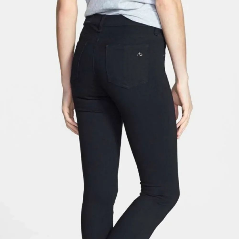Rag&Bone black plush legging jeans size 26